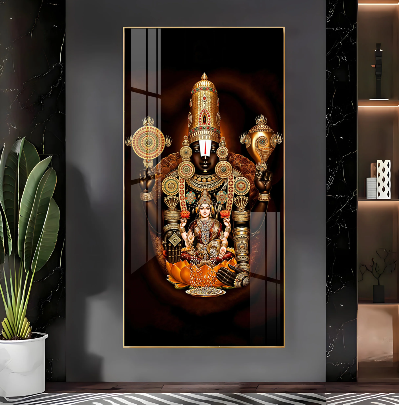 Eternal Spirituality Premium Acrylic Vertical Wall Art