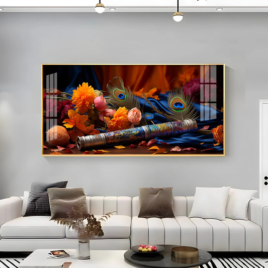 Troupe Of Bansuri Premium Acrylic Horizontal Wall Art