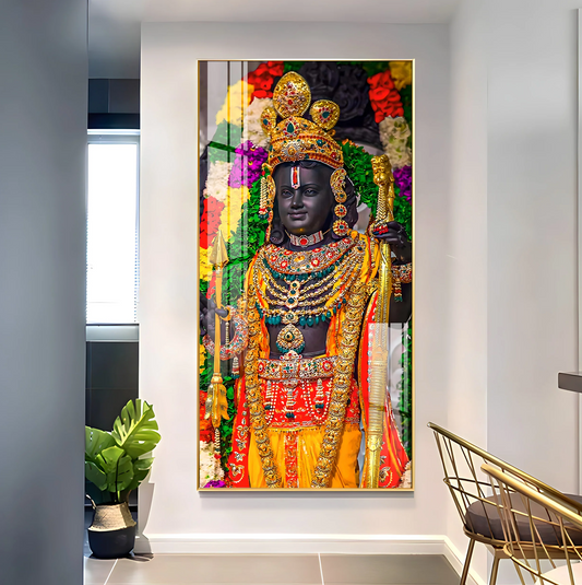 Divine Shree Ram Premium Acrylic Vertical Wall Art