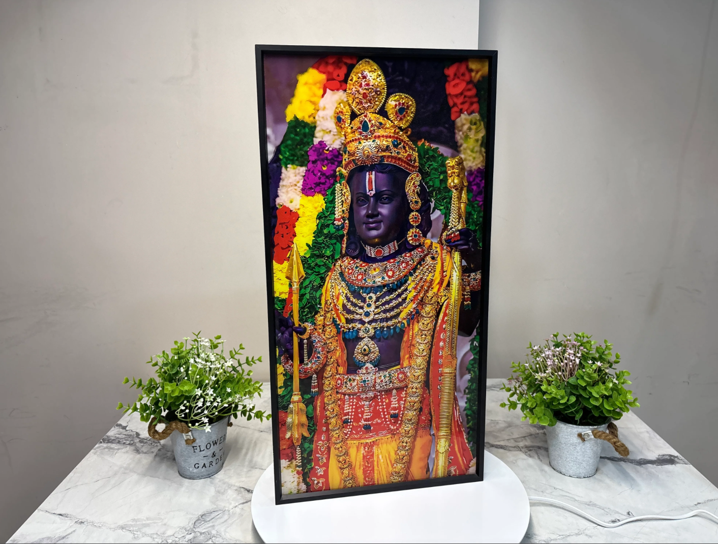 Divine Shree Ram Premium Acrylic Vertical Wall Art