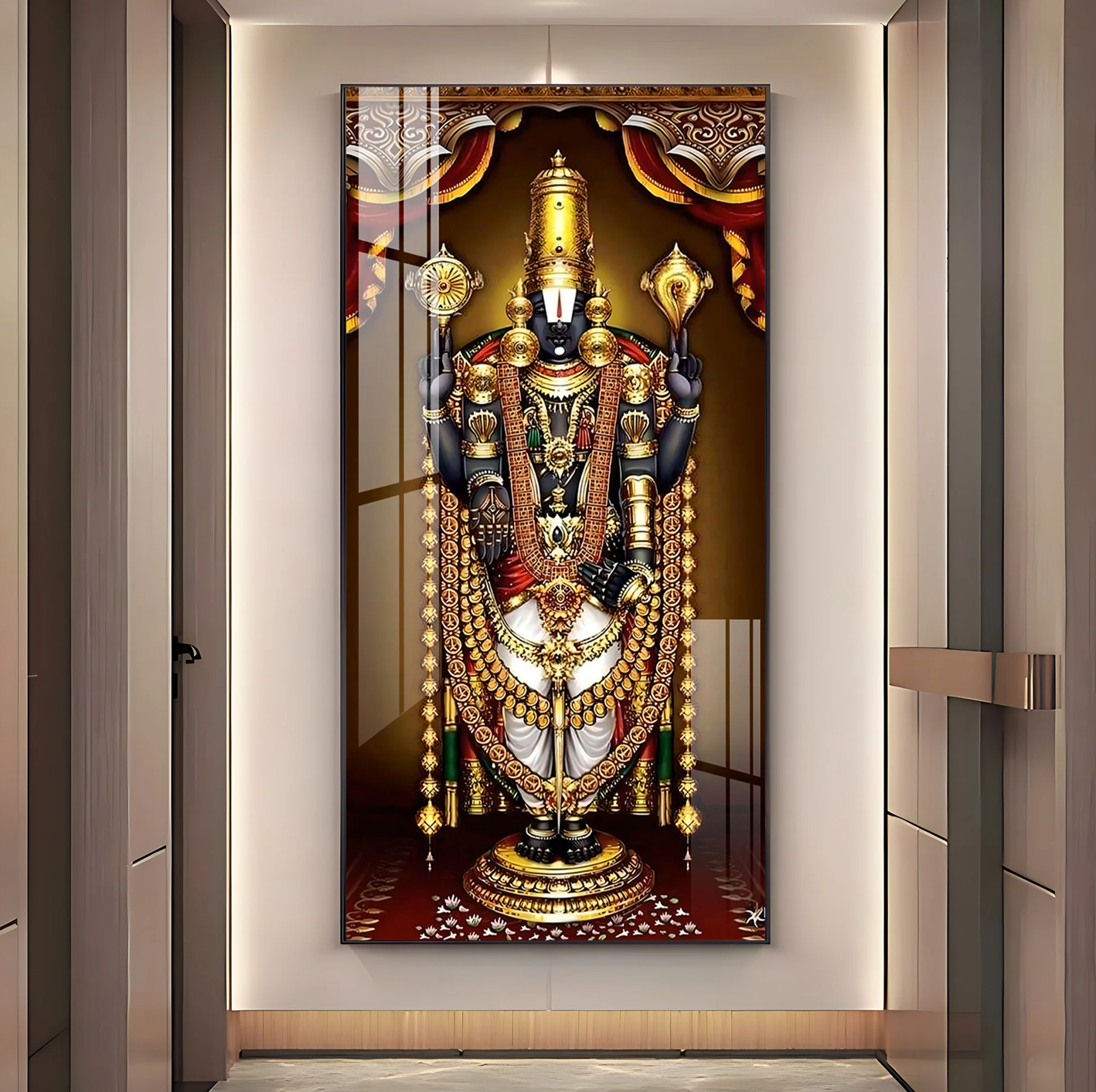 Diety of Happiness Premium Acrylic Vertical Wall Art