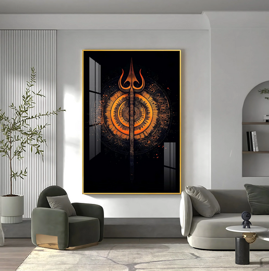The Radiance of Shiva Premium Vertical Acrylic Wall Art