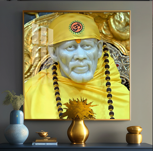 Jai Shree Sai Premium Acrylic Square Wall Art