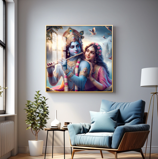 Sacred Love Premium Acrylic Square Wall Art