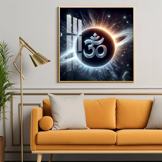 Om Premium Acrylic Square Wall Art