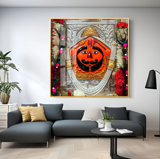 Salasar Balaji Maharaj Premium Acrylic Square Wall Art