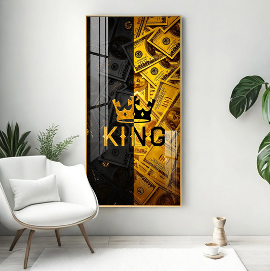 A Royal Depiction Premium Acrylic Vertical Wall Art