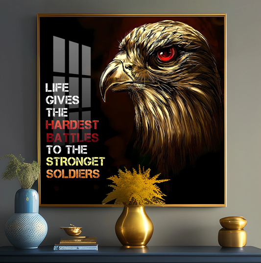 Motivational Quote Premium Acrylic Square Wall Art