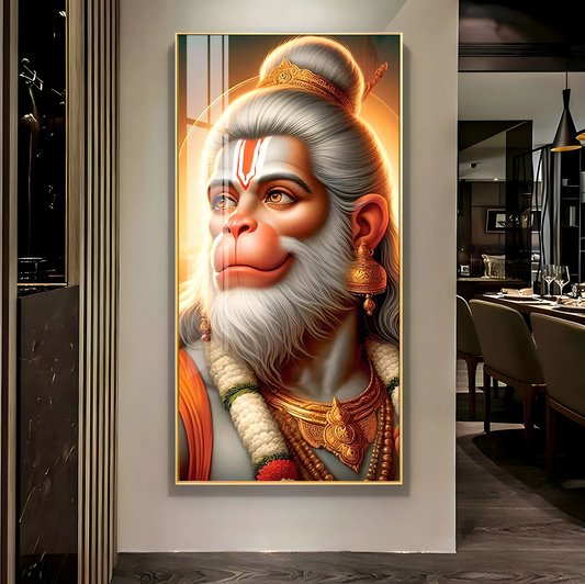 Jai Bajrang Bali Premium Acrylic Vertical Wall Art