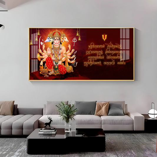 Sankat Mochan Premium Acrylic Horizontal Wall Art