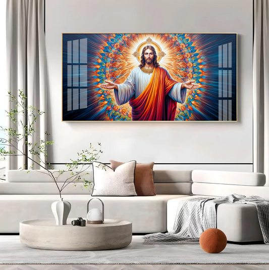 Tranquil Faith Of Jesus Premium Acrylic Horizontal Wall Art