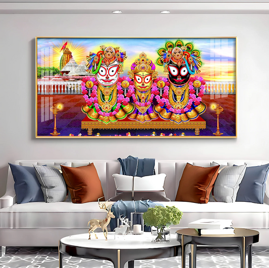 Ratha Yatra Heritage Premium Acrylic Horizontal Wall Art