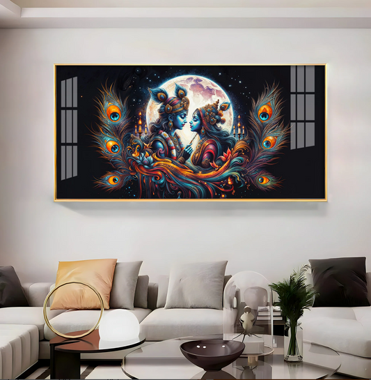 Dual Spirit One Soul Premium Acrylic Horizontal Wall Art