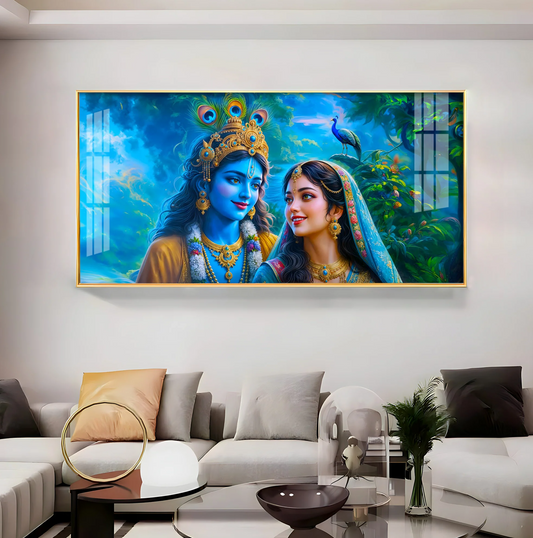 Radiant Togetherness Portrait Premium Acrylic Horizontal Wall Art