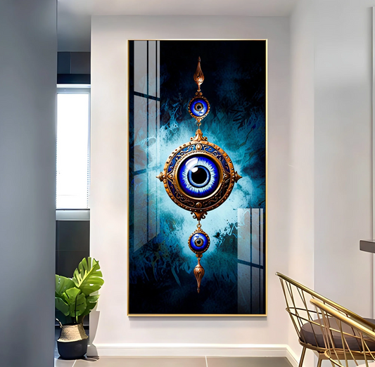 The Evil Eye Premium Acrylic Vertical Wall Art