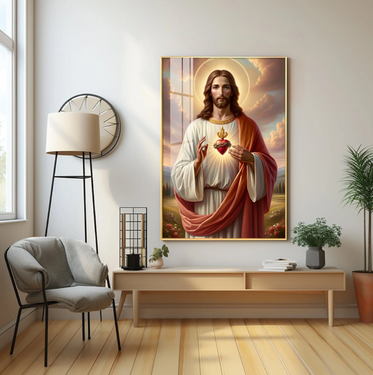 Emblem of Divine Love Premium Acrylic Vertical Wall Art