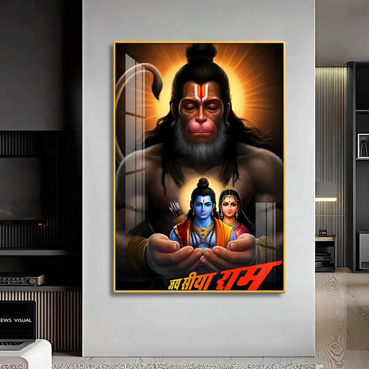The Mighty Hanuman Premium Acrylic Wall Art