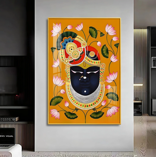 Divine Shreenathji Premium Vertical Acrylic Wall Art