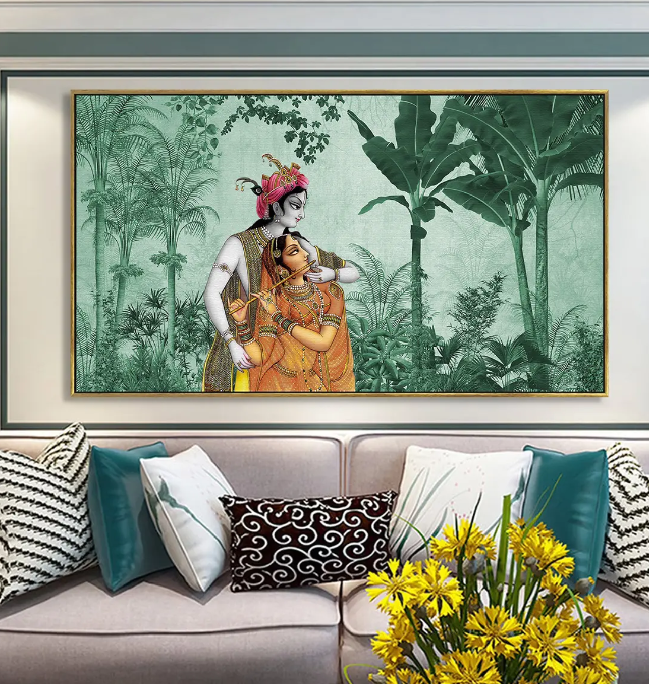 YF Pichwai Style Radha Krishna Painting