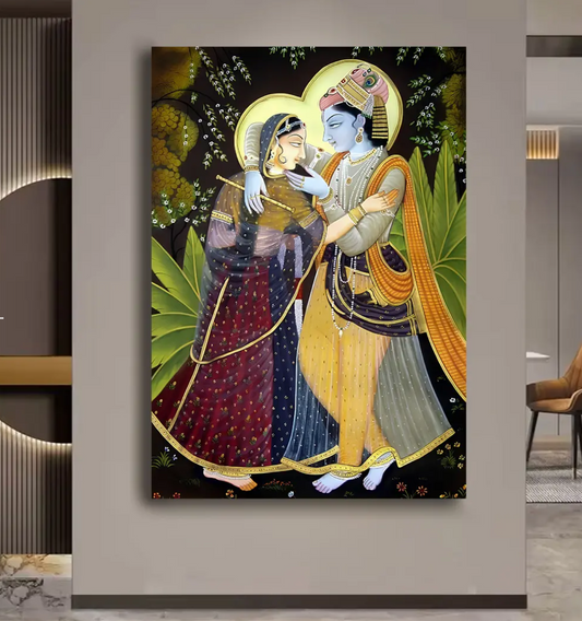 YF Traditional Radha Krishna Painting