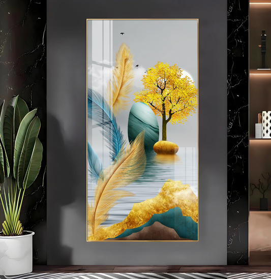 Charming Nature Premium Acrylic Vertical Wall Art