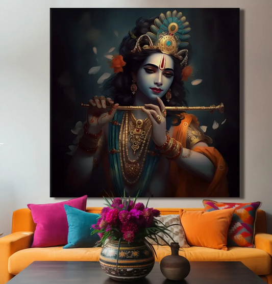 YF Majestic Modern Lord Krishna Painting