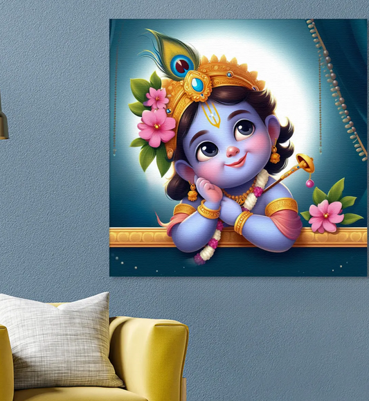 YF Nand Gopal’s Eternal Beauty Canvas Painting