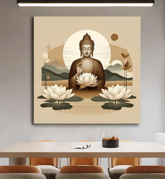YF Modern Look Buddha Painting