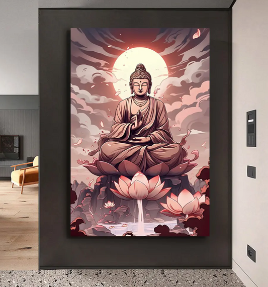 YF Morning of Spirituality Buddha Painting