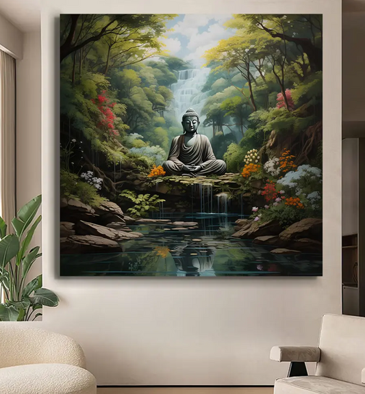 YF Natures Love Buddha Painting
