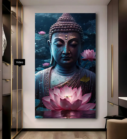 YF Spiritual Buddha Canvas Painting