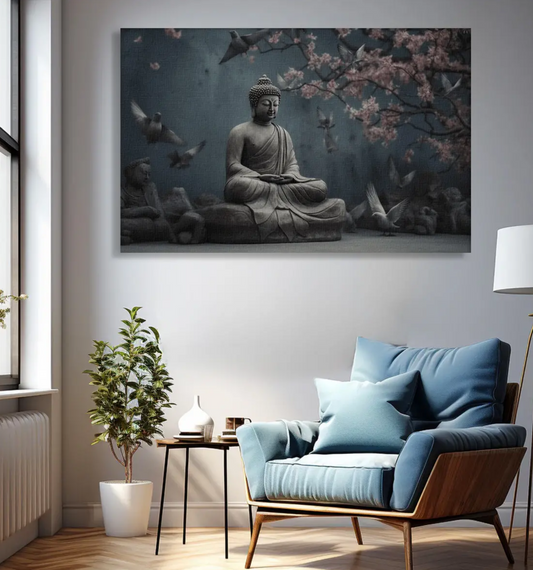 YF Eternal Beauty Buddha Painting on Canvas