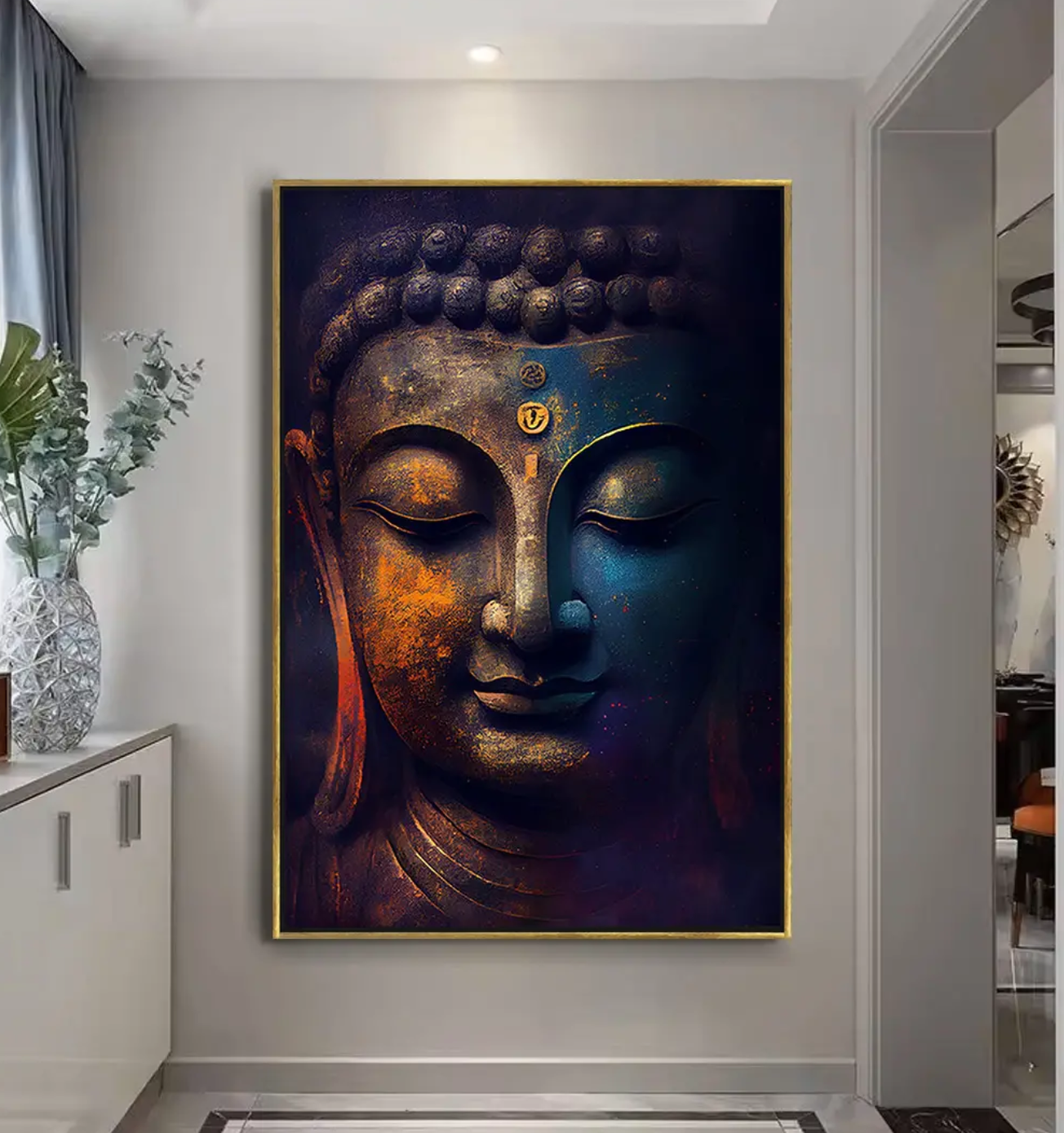 YF Majestic Modern Buddha Painting