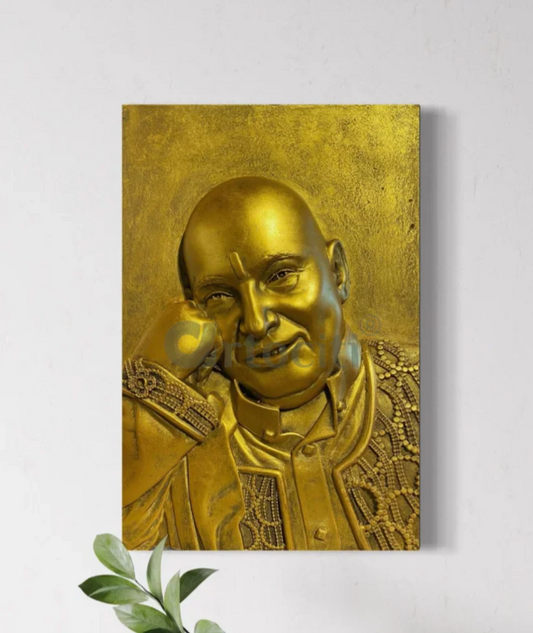 18X12 Inch Nirmal Singh Maharaj Guru ji 3D Relief Mural Wall Art