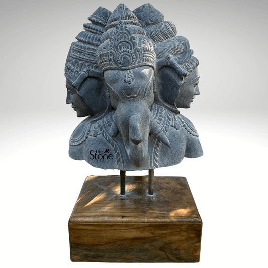 Shiv Parvati Ganesh Murti 30″