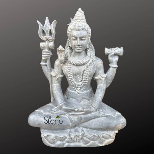 Shiva Stone Idol 12″