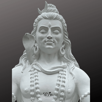 White Shiva Statue 6ft