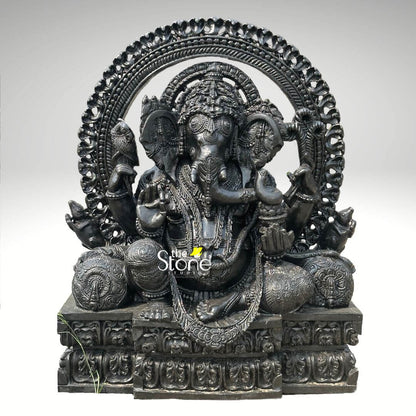36” Large Sitting Lord Ganapati Statue