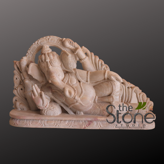 Sleeping Ganesha Gift Statue 6″