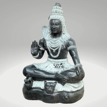 Stone Shiva Statue 18″