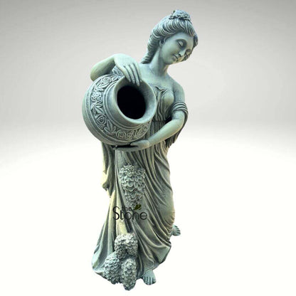 Water Fountain Lady Statue 5ft