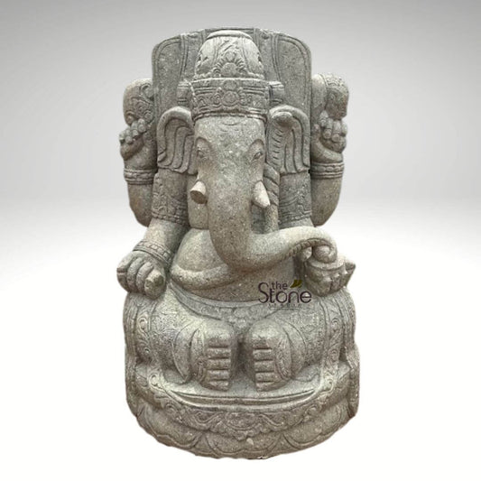 Stone Balinese Ganesh Statue 4ft