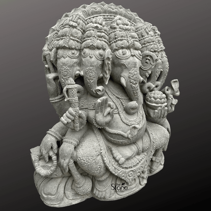 Five-headed Ganesha Statue 32″