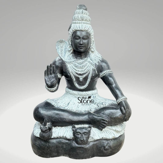 Stone Shiva Statue 18″