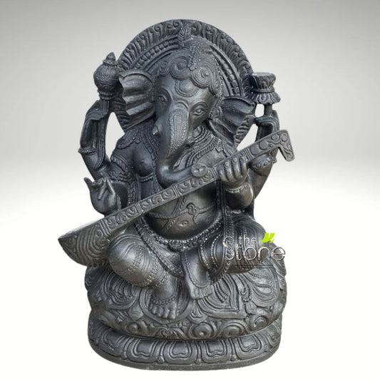 Veena Ganesha Statue 2ft