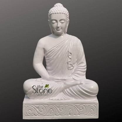 White Buddha Sculpture for home 28″