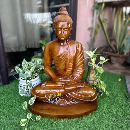 Wooden Buddha Statue Online 2ft