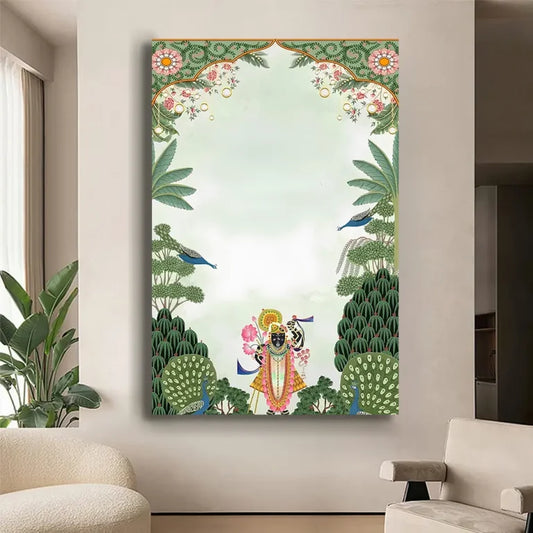 YF Greenery Shreenathji Pichwai Painting