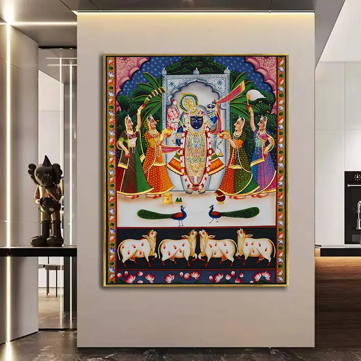 YF Sharad Purnima Shrinathji Pichwai Painting