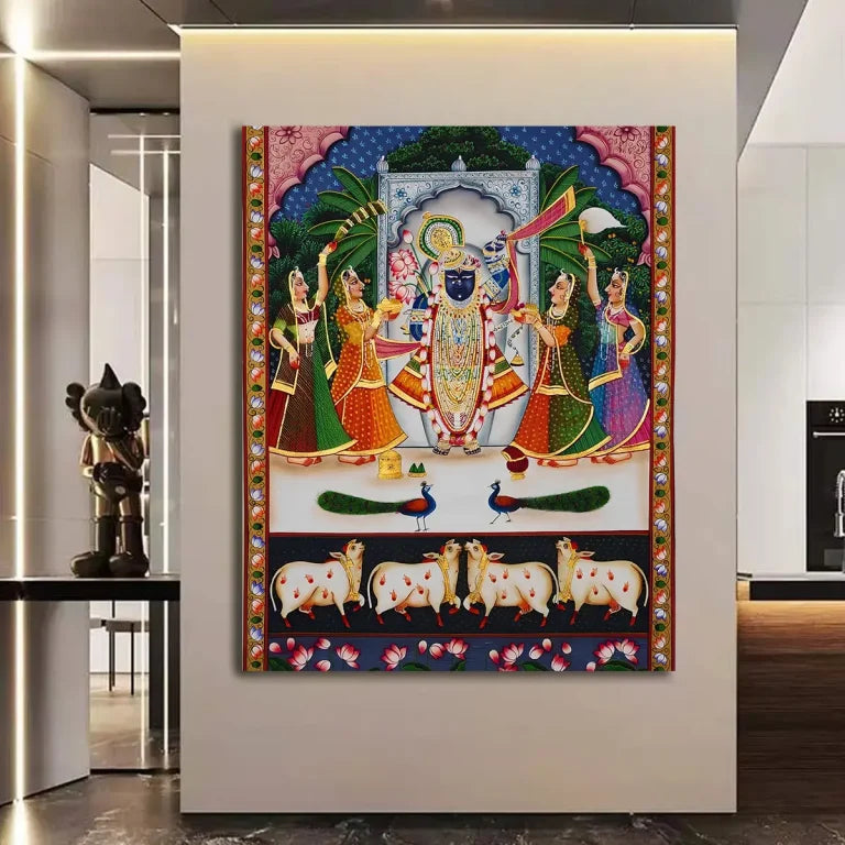 YF Sharad Purnima Shrinathji Pichwai Painting